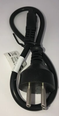 Israel Type H SI32 to C5 Short Power Cable, Authentic OEM Motorola Brand - Image 1 of 2
