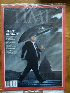 Time Magazine 2019 Donald Trump Reboot Just Singin Zelensky Ukraine B Eilish NEW - Picture 1 of 2