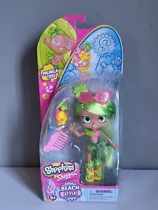 Rare 2017 Shopkins Pamela Tree Beach Style Shoppies Doll New - Picture 1 of 9