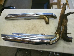 2004-2007 triumph rocket 3 exhaust mufflers pipe - Foto 1 di 12