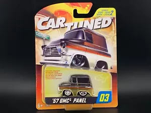 Cartuned 57 GMC Panel Nero E Oro Serie 2 2024 Assortimento Hobby #03 1/64 - Foto 1 di 2