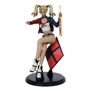 Anime Movie Harley Quinn hloding Baseball bat PVC action Figure statue Toy Gift