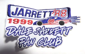 Dale Jarrett Fan Club Vintage Patch _   NASCAR #88 1999 Embroidered (Item #3800) - Picture 1 of 3