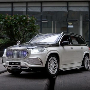 1:24 Maybach GLS 600 Mercedes Diecast Model Car Toy Sound Light Kids Adult Gift - Picture 1 of 12