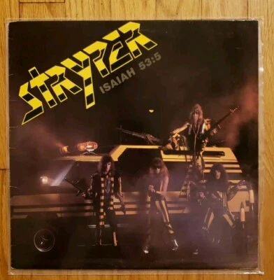 STRYPER - Soldiers Under Command 1985 WHITE Vinyl LP Orig 72077-1 Insert* NM- - Image 1 of 4