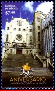 2807 MEXICO 2012 -UNIVERSITY OF GUANAJUATO, 280th ANNIV., EDUCATION, MNH - Picture 1 of 2