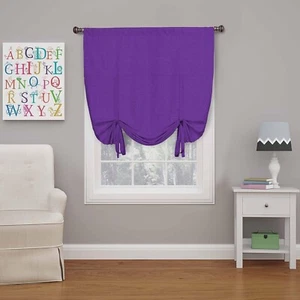 Cortinas oscuras ECLIPSE para cocina - Kendall 42" x 63" corbata corta de un solo panel - Imagen 1 de 3