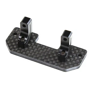 Metal Servo Mount Carbon Fiber Holder for 1:10 AXIAL SCX10 RC Car Axle R60 Parts - Picture 1 of 6