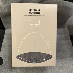 West Elm Pyramid Decanter 48 fl. oz. - Picture 1 of 17