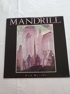 Mandrill New Worlds AB 4195 Arista Records LP Vinyl Record Album 1978 Tested VG+ - Imagen 1 de 9