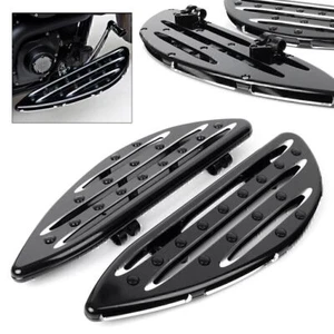 Billet Aluminum Front Driver Stretched Floorboard For Harley Touring 1986-2016 - Picture 1 of 12