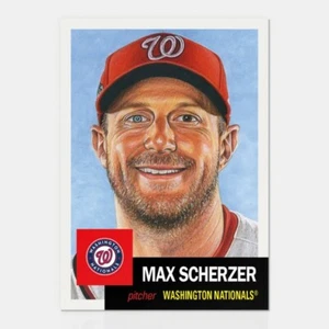 TOPPS LIVING SET 2018 #52 MAX SCHERZER - WASHINGTON NATIONALS - Foto 1 di 2