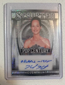2025 Foglia Pop Century Helen Hunt Scritto Oscar 1998 #2/5 Autografo Auto Card - Foto 1 di 2