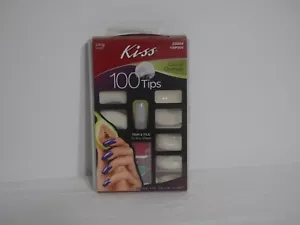 KISS 100 Full Cover Nails LONG CURVE 10 Sizes Up To 5 Manis #20004 100PS08 (2C1) - Picture 1 of 4