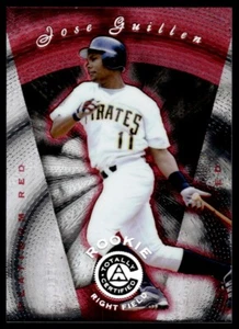 1997 PINNACLE TOTALLY CERTIFIED PLATINUM RED ROOKIE Jose Guillen /3999 - Picture 1 of 2