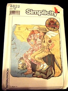 Simplicity 8822 Niñas Costura Patrón Ropa Talla 12 Safari Jumper Disfraz Sin Cortar - Imagen 1 de 2