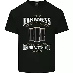 Camiseta torso de algodón Hello Darkness My Old Friend Funny Guinness para hombre - Imagen 1 de 102