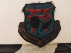 USAF 18TH COMBAT SUPPORT WING  3 X 3 INCHES - Picture 1 of 3
