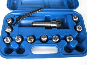 10 Pc ER25 Spring Collet Set Collets + MT3 Chuck New - Picture 1 of 1