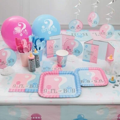 Gender Reveal Party Supplies and Tableware - Image 1 of 2