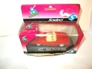 Solido 4517 1:43 Red Ford Thunderbird Car Made in France New/Old Stock in box - Picture 1 of 8