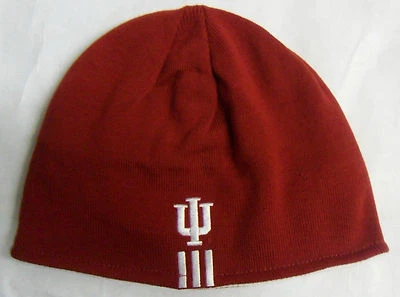 NCAA Indiana University Hoosiers Adidas Reversible Invierno Tejido Sombrero Gorro Gorra Foto 1 de 4