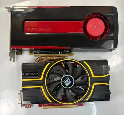 2 @ AMD Radeon HD 7870 2G GDDR5 PCI-E HDMI/DVI-I/DUAL MININDP PARTS REPAIR - Image 1 of 4