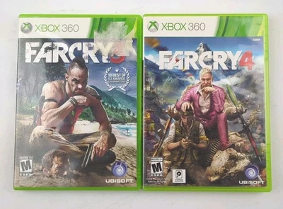 Far Cry 3 & Far Cry 4 Xbox 360 2 Game Bundle Lot No Manuals Tested Working - Image 1 of 4