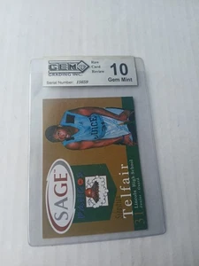Sebastian Telfair 2002 Sage Pangos Gold Rookie CARD #2 RAW REVIEW Gem 10 - Picture 1 of 2