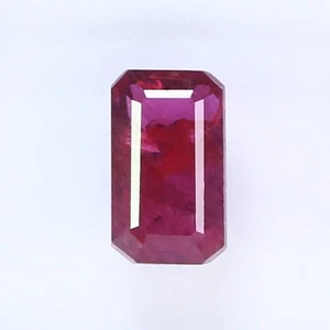 0.87Ct IGI Certified Elegant Perfect Octagan 100% Natural Red Mozambique RUBY - Picture 1 of 9