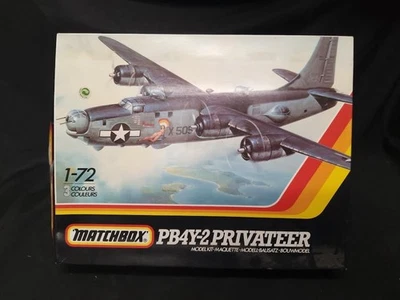 PB4Y-2 Privateer 1:72 Matchbox 40606 Vintage Unbuilt Model Airplane Kit - Image 1 of 3