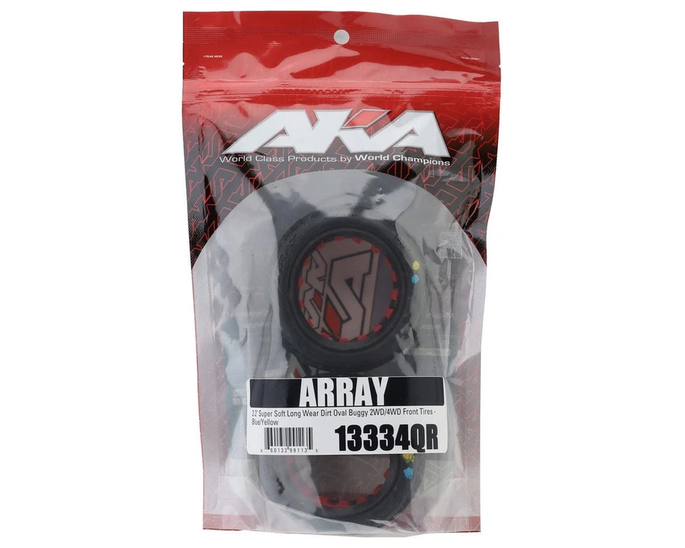 AKA13334QR AKA Array 2.2" 2WD Front Buggy Dirt Oval Tires (2) (SSLW) WALL - Image 1 of 1