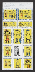 Canada Special Cindrella — 1995, Easter Seals / Help Disabled Children. Ref 2079 - Picture 1 of 2