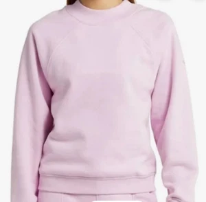 Sudadera ALO Yoga Peso Pesado Tiempo Libre Para Mujer Talla Pequeña Rosa Cuello Redondo Gimnasio - Imagen 1 de 8