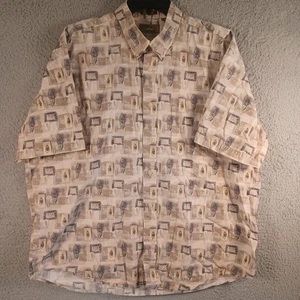 Natural Issue Mens Button Down Shirt Size XL Geometric Aztec Soft Multicolor - Picture 1 of 7