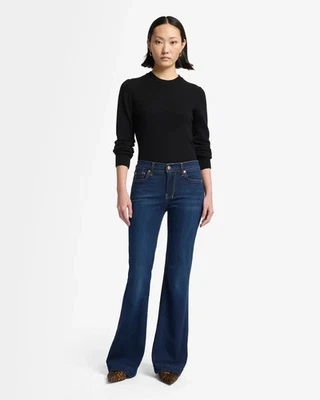 7 FOR ALL MANKIND Dojo Original Jeans Women's Dark Blue, Size 30, 7U5Y005 XRT - Image 1 of 4