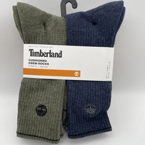 Timberland Cushioned Crew Socken 5 Paar Größe US 9-12 / EU 42-46 . Confort Welt - Bild 1 von 11
