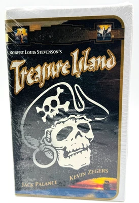 Treasure Island 1999 VHS Clamshell Jack Palance Kevin Zegers NEW SEALED - Image 1 of 4