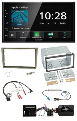 Kenwood Bluetooth Lenkrad DAB USB 2DIN Autoradio für Opel Corsa D Astra H Zafira - Bild 1 von 4