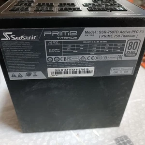 Seasonic Plus Titanium TX 750W PC Netzteil gebraucht in einwandfreiem Zustand - Bild 1 von 5