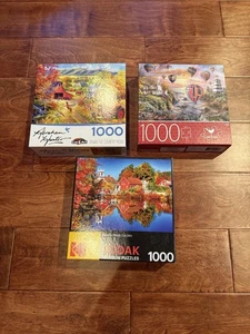 Lote de 3 puzzles escénicos - Imagen 1 de 7