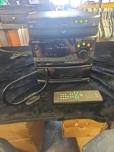 Kenwood Stereo Receiver RXD-G4 3 Disc Cd Changer And Cassette Player W/remote - Picture 1 of 23