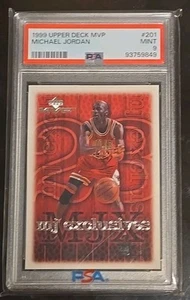Upper Deck 1999 MVP MJ Exclusives #201 Michael Jordan PSA 9 Bulls HOF come nuovo - Foto 1 di 2