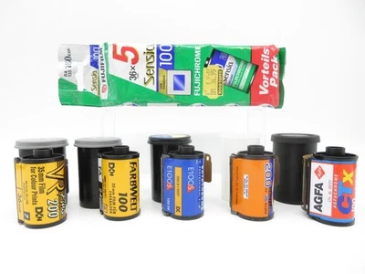 10 Stück - Konvolut abgelaufener 35 mm Filme Kleinbildfilm - Mystery Pack - Bild 1 von 4