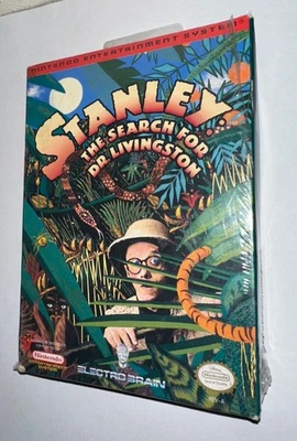 NEW in BOX Stanley The Search For Dr. Livingston Nintendo NES FACTORY SEALED NIB - Image 1 of 4