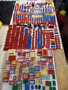 445 Piezas Años 70 80 De Colección Lego Ladrillos Pendientes Puerta Ventana Persiana Marcos Arqueados - Imagen 1 de 12