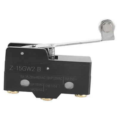 Panel Mount Long Hinge Roller Lever Ac Dc Basic Micro- Z-15Gw2-B L3Y99206 - Imagen 1 de 4