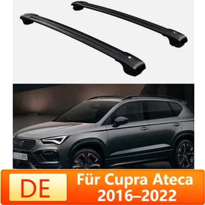 2Tlg Aluminium Querträger Dachträger Für Cupra Ateca 2016–2022 - Bild 1 von 5