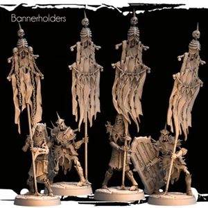 Dungeons & Dragons NPC Enemy Playable Character - Skeleton Army Bannerholder - Picture 1 of 7