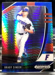 BRADY SINGER 2020 Prizm Draft Picks PDP52 Blu Prizm FL Gators MLB KC Royals - Foto 1 di 2